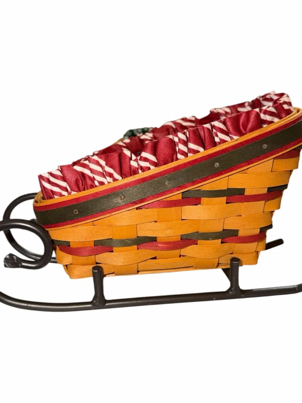 Longaberger Sled Basket Set of 3- small, medium, & large